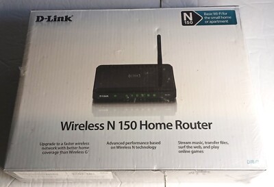 D-Link N150 Home 150 Mbps 4-Port 10/100 Wireless N Router (DIR-601)