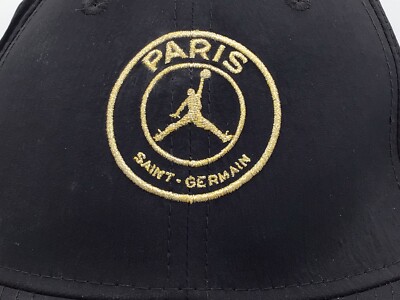 Nike Air Jordan PSG Paris Saint-Germain Adjustable Back Hat Black
