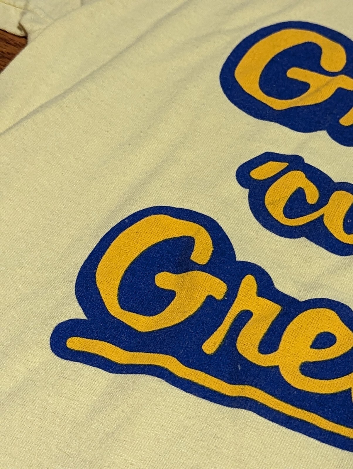 Vintage Sun Sportswear Great Dad Yellow Shirt - Men's XL - Single Stitch - *Read