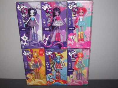 FULL SET MY LITTLE PONY EQUESTRIA GIRLS BASIC 1° WAVE PINKIE TWILIGHT RARITÄT