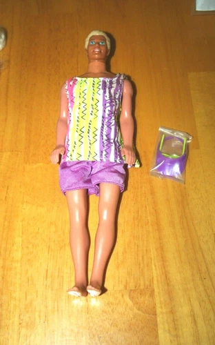 Vintage 1993 BEACH FUN KEN DOLL ONLY-Used