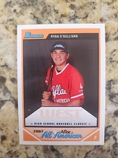 2007 TOPPS AFLAC  BOWMAN RYAN O'SULLIVAN ALL-AMERICAN ROOKIE RC 250 MADE