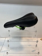 Bike Seat Kent International  Black With Green Bar Slightly Used