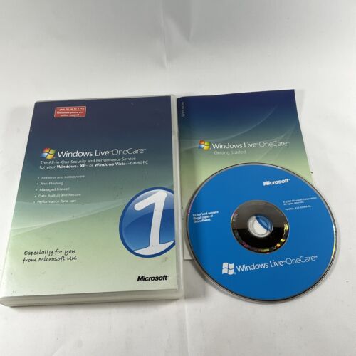 Windows Live One Care 1 Very Good Condition - Picture 1 of 1