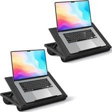 2 Pack Adjustable Lap Desks, 8 Angles  Dual Cushions