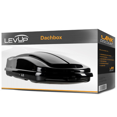 LEVUP Gepäckbox Space 430 Duo schwarz, glänzend 430 Liter Neuware