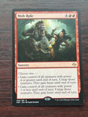 1x MOB RULE - Fate Reforged - MTG - Magic the Gathering