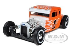 1929 FORD MODEL A #1 "HARLEY DAVIDSON" ORANGE & WHITE 1/24 DIECAST MAISTO 32175