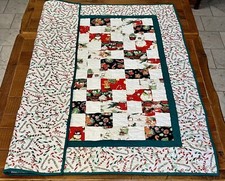 Christmas Sweet Treats Lap Quilt cotton 48 1/2" x 55"