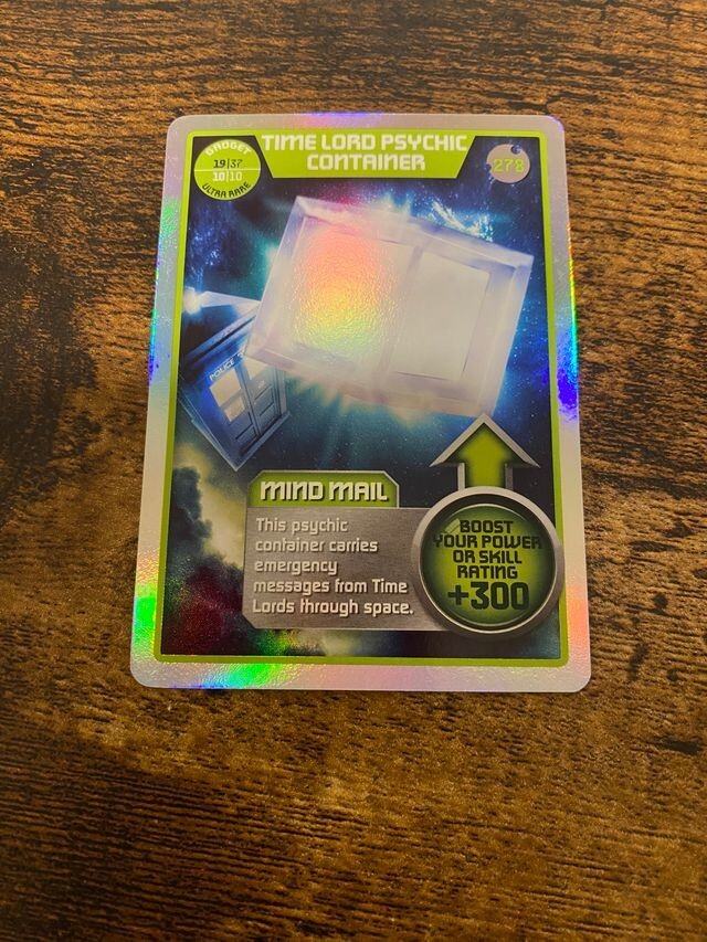 ultra rare doctor who cards The 10 Everybody Wants From Universes Beyond: This Vehicle becomes an artifact creature until end of turn.) 2010 Doctor Who - Monster