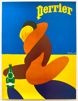 Perrier ヴィンテージ　アートポスター　ペリエ Perrier(ペリエ) フランスのヴィンテージ広告 1963年 0345