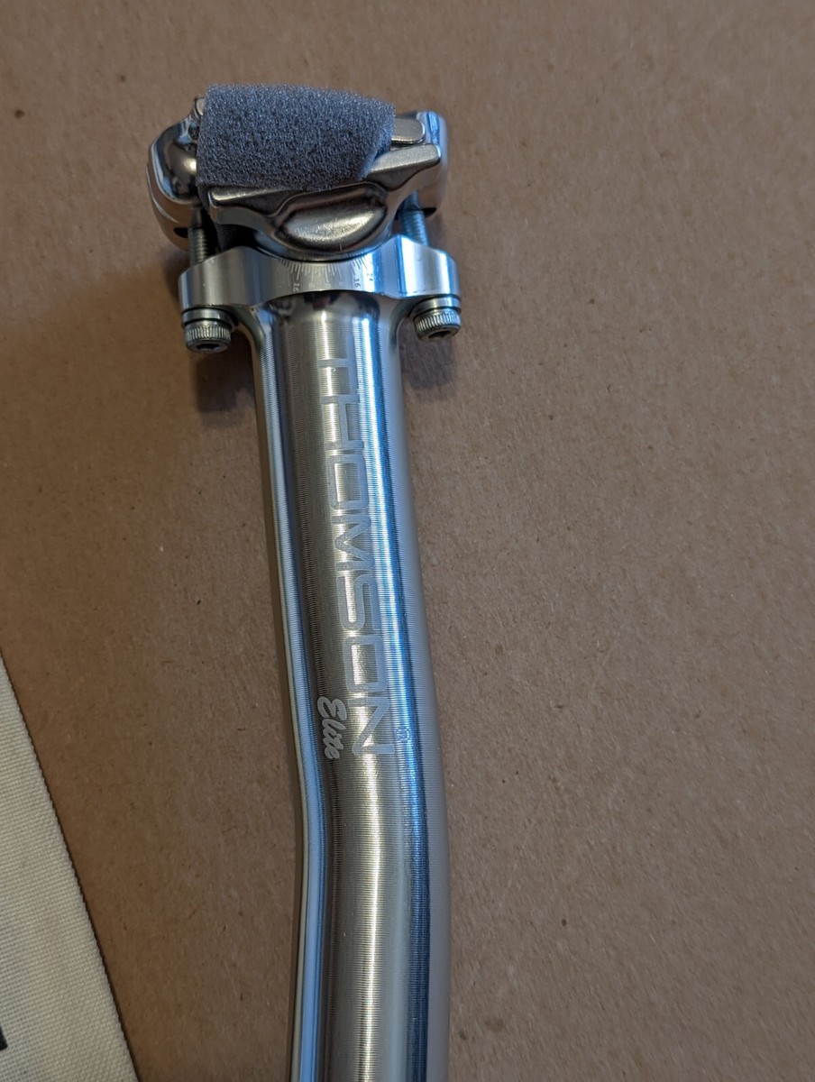 Thomson SP-E113SB 27.2 X 410 Setback Silver Elite Seatpost