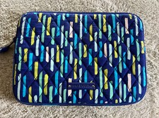 Vera Bradley Blue Green Teal White Tablet EReader Case 9x7