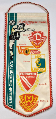 Pennant GDR promotion round 1975 1.FC Union Berlin chemistry Leipzig energy Cottbus