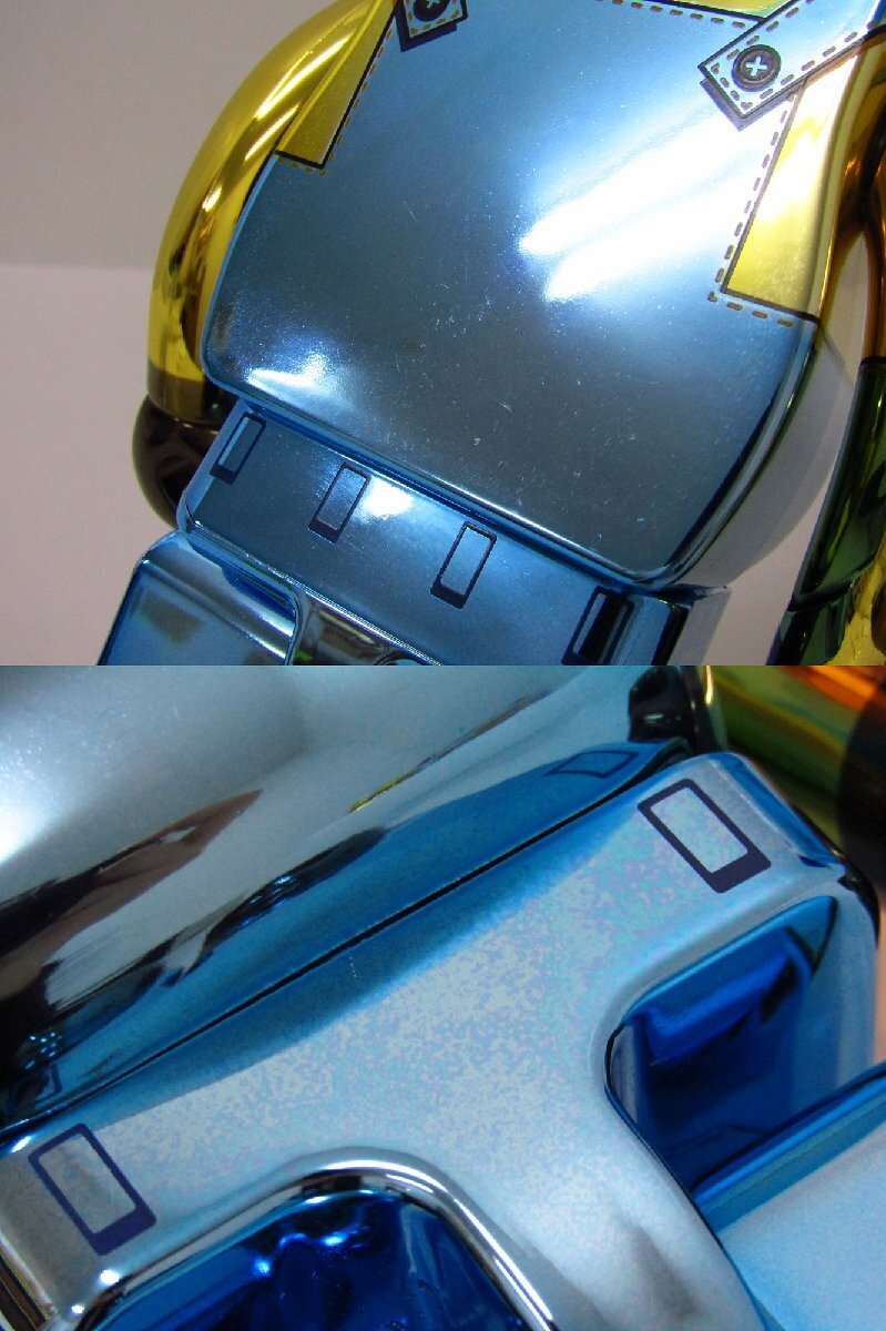 Be@Rbrick Bearbrick Minions Kevin 100 400 Gold Chrome Be@Rbrick Bearbrick Minions Kevin 100 400 Gold Chrome