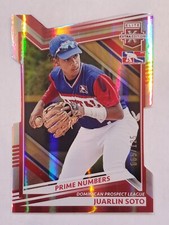 JUARLIN SOTO 2022 Elite Extra Edition PRIME NUMBERS DIE-CUT 