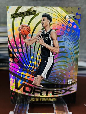 Victor Wembanyama 2023-24 Panini Revolution Vortex Rookie Card