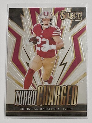 Christian McCaffrey 2023 Panini Select Turbocharged #TUR-CMC 49ers