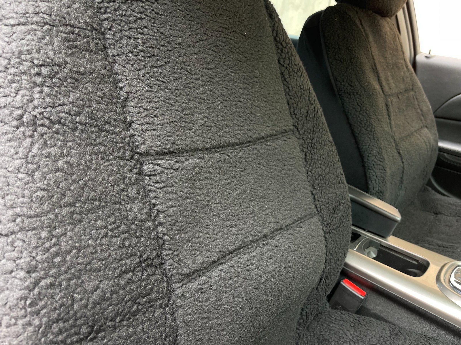 For Honda Passport Car Truck SUV Front Seat Covers Gray Faux Sheepskin