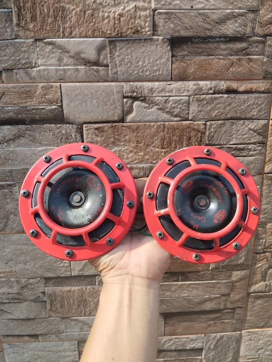 Hella Supertone Horn 005631 300Hz & 500Hz 12V Red | Aftermarket