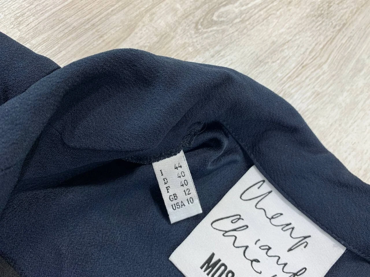 Abito donna Moschino economico chic taglia 44 colore nero blu