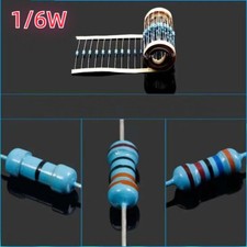 10pcs 1/6W 1 Metal Film Resistors Choose From 130 Values 10pcs Kits US Ship