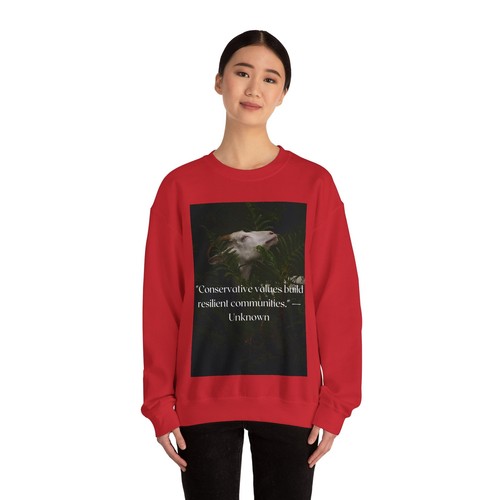 Conservative values... - Unisex Heavy Blend™ Crewneck Sweatshirt - Picture 45 of 45