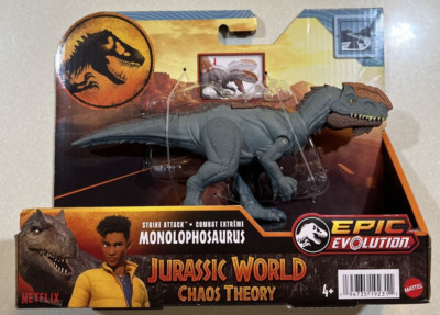 NEW 2024 Jurassic World Chaos Theory Epic Evolution Monolophosaurus
