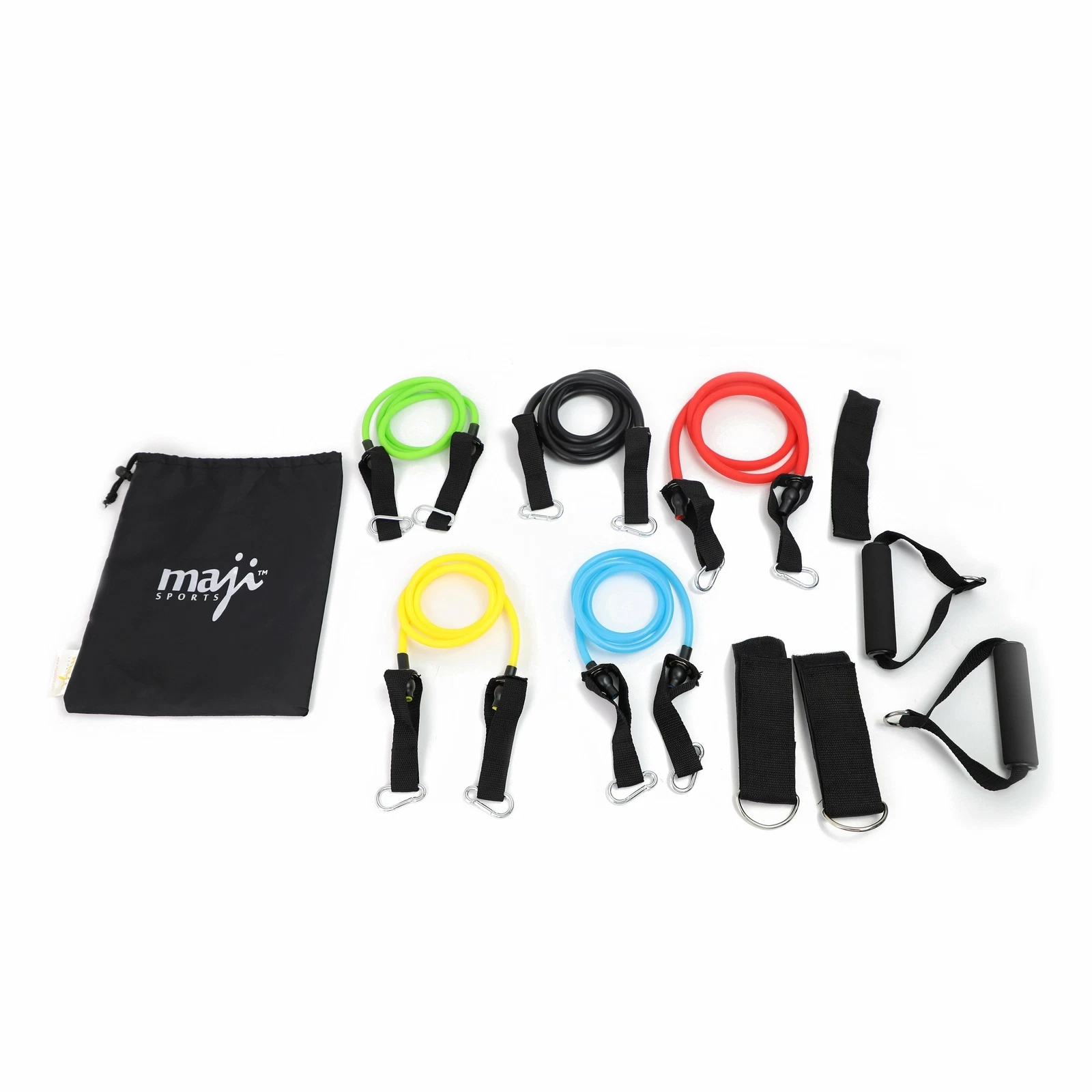 11-Piece Full Body Workout Resistance Tube Kit to Improve Strength & Tone (SZ03)