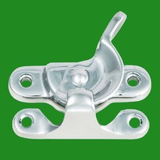 2x Fitch Sash Window Fastener Replacement, Bright Zinc Plated Steel BZP