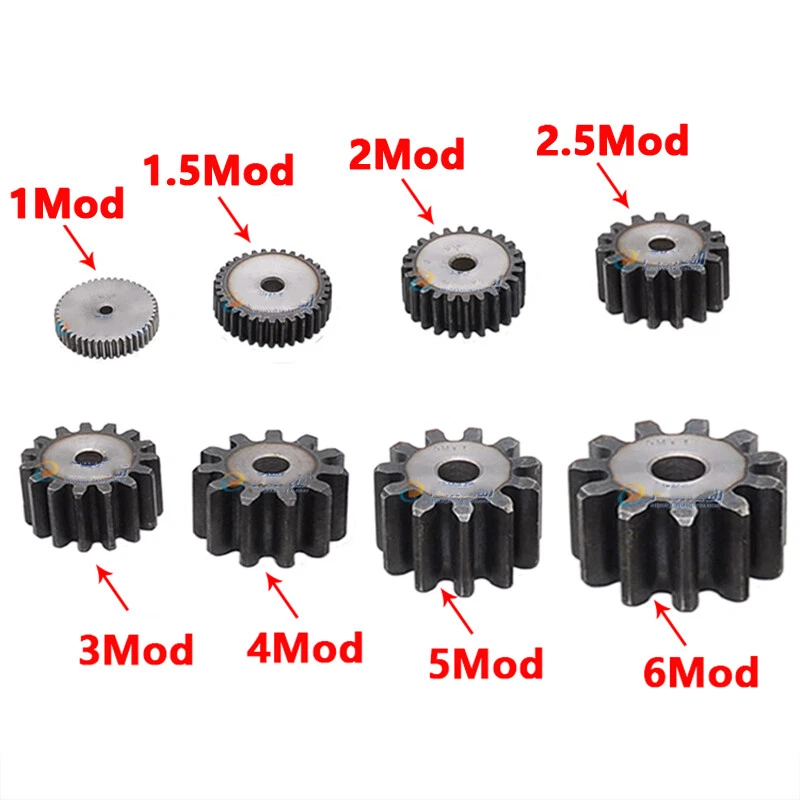 Zahnrad, Stirnrad, Modul 2.5 , aus Stahl C45, Zähnezahl 10 - 70 Flach Zahnrad - Bild 2 von 4