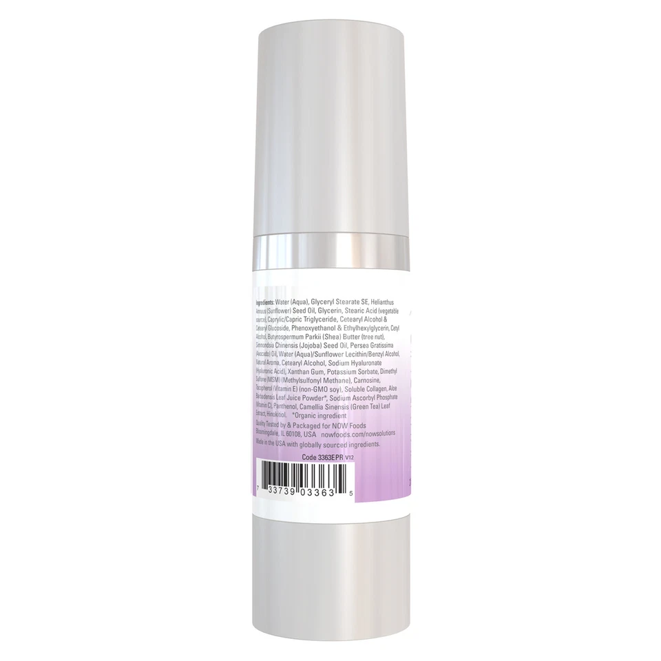 NOW Hyaluronic AM Moisturizer - 2 fl oz, Smoothing and Toning, Rehydrating skin - Image 2 of 4