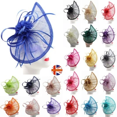 FINECY IN REDUCED Fascinator Weddings Hat Women's Headband Ladies Day Races Royal Ascot UK
