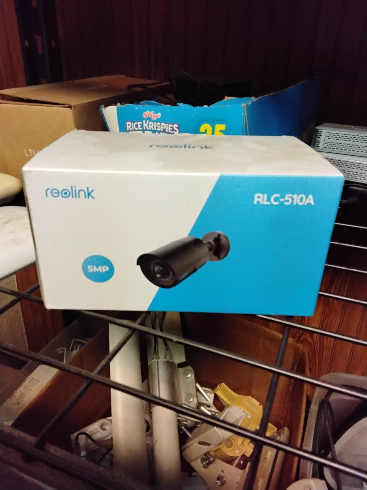 Reolink RLC-510A 5MP PoE Outdoor Security Camera with Smart Human and Vehicle Detection, Weatherproof Design, Night Vision, and Remote Access