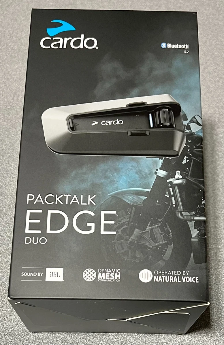 Cardo Packtalk Edge Dual Bluetooth- Motorcycle Communication