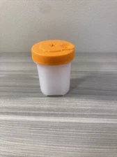 Tupperware Small Mini Adjustable Salt & Pepper Shaker Camping Lunchbox New! 