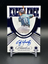 2023Flawless Excellence Signatures EDGAR MARTINEZ Auto #/15 Sapphire #ES-EM HOF