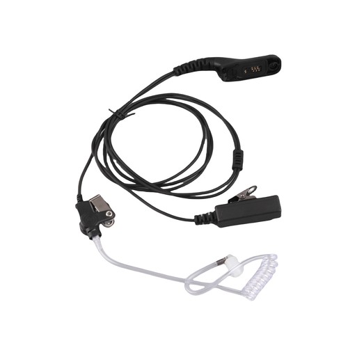 PTT Air Tube Earpiece Headset With PTT Mic Compatible With CHQM - Afbeelding 6 van 7