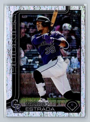 2025 Topps Update #US339 Thairo Estrada Sandglitter