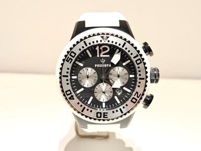 NOS BIG 53mm DIVER 150m MEN'S CHRONOGRAPH QUARTZ WATCH 