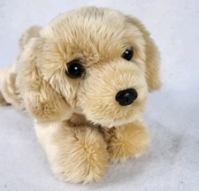 Aurora Plush Golden Puppy Dog 12 Tan Soft Cuddly Stuffed Animal Toy
