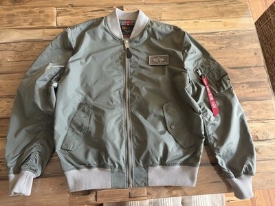 Alpha Industries Bomberjacke Men - MA-1 TTC Two Tone Contrast grün/silber