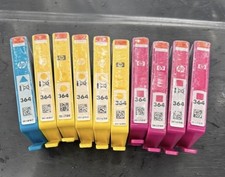 Hp Ink Cartridges 364 Genuine Multipack Yellow Cyan Magenta 10 Brand New No Box