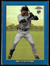 2020 Topps #TRC-81 Jake Fraley Turkey Red Chrome Blue Refractor #/50