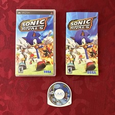 TESTED CIB Sonic Rivals (Sony PSP, 2006) Complete In Box With Manual