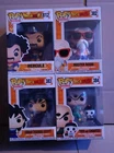Funko Pop! Dragon Ball Z Lot of 4  Gohan Kid, Master Rosh, Tien Chiaotzu,Hercule