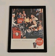 1950 Vintage Original Coca Cola Coke Soda Magazine Soda Shop Posing For Picture
