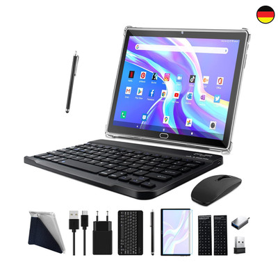 LTE Tablet 10 Zoll 4G Dual SIM Akku 6000mAh