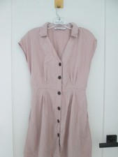 ZARA colored light pink with Pockets Dress Sz XS