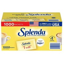 Splenda Zero Calorie Sweetener Packets, 1,000...